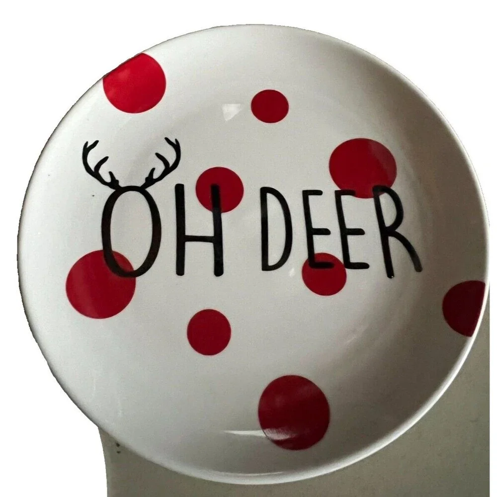 4 small plates Oh Deer! 5